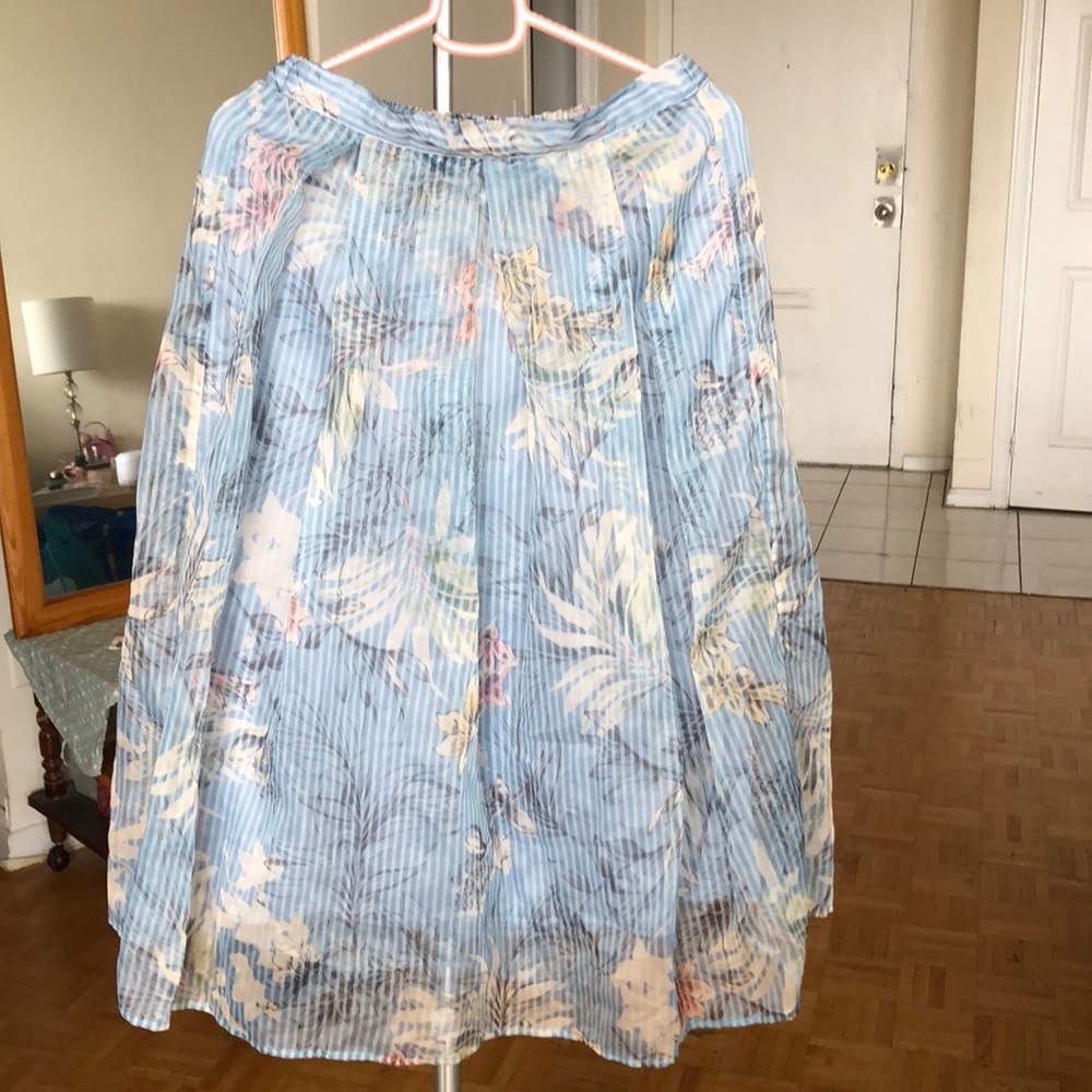 Zara floral skirt